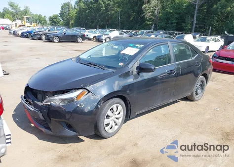 2015 Toyota Corolla Le from USA, damaged, VIN 2T1BURHE3FC318372
